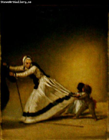 Francisco de Goya Scene from the palace of the Duchess of Alba